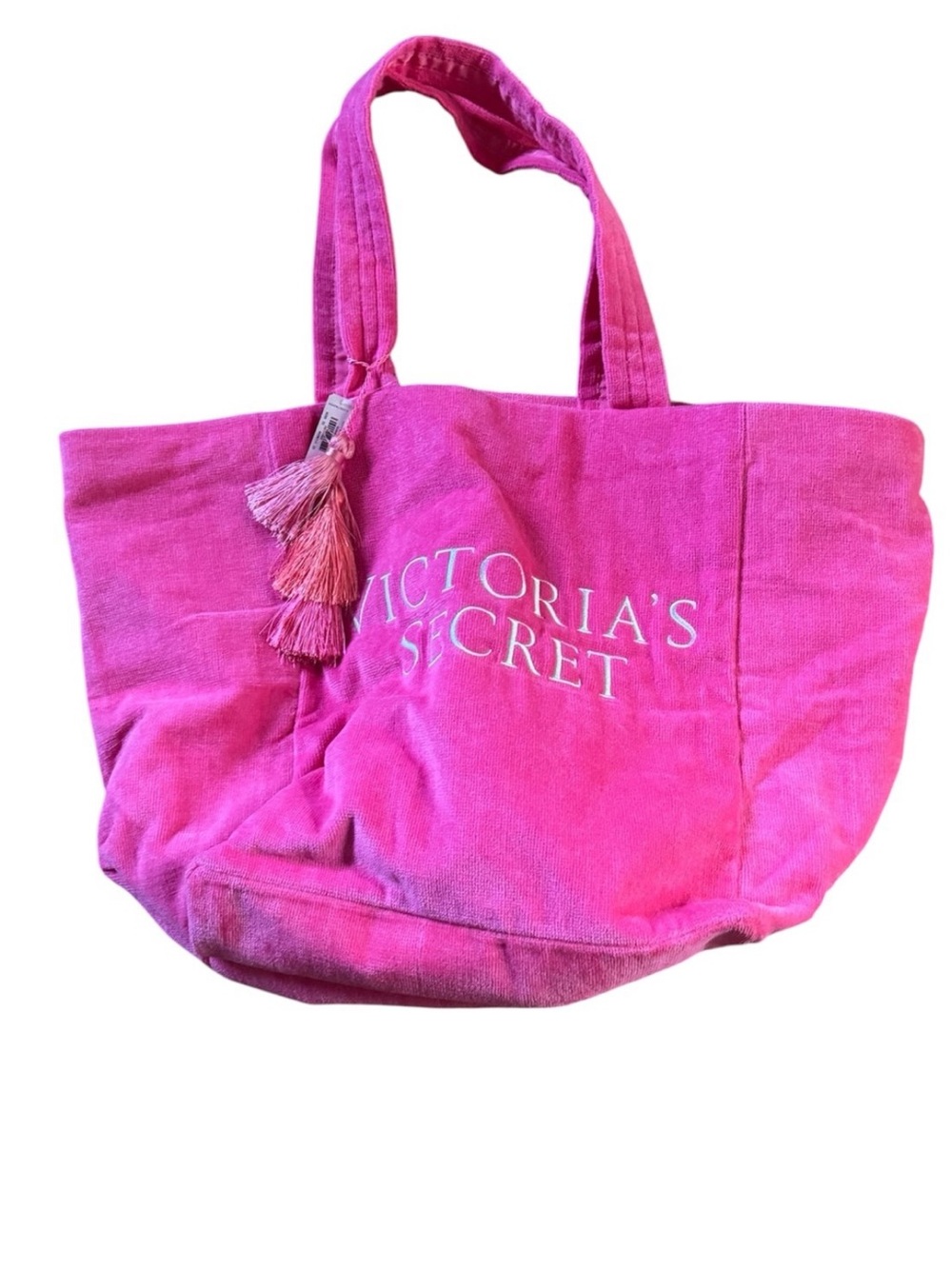 New Victorias Secret VS 2018 Hot Pink Large Tote Bag New with Tags